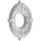 Ekena Millwork Attica PVC Medallion (Canopies up to 4 1/8"), 10"OD x 3 1/2"ID x 3/4"P, Metallic Silver Metallic CMP10ATCSV - alternate 2